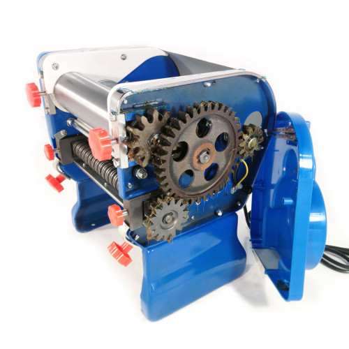 Електрична тісторозкаточна машина GoodFood NM200 — універсальна тісторозкатка з лапшерізкою для ресторанів, кафе та пекарень, продуктивність 30 кг/год