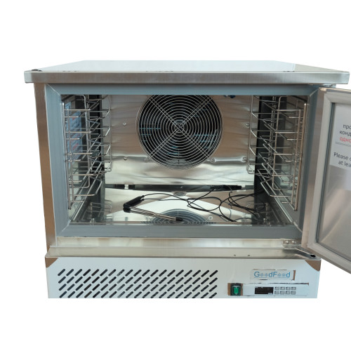 Шафа шокової заморозки GoodFood GF-BCF20-HC — 100 л, 5 GN 1/1, нержавійка, автоматичне розморожування, промислове охолодження