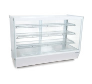 Холодильна вітрина GoodFood RTW235L5 біла, настільна, 288 л, скляна, LED-підсвітка, 3 регульовані полиці, для кафе та магазинів