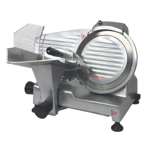 Слайсер GoodFood LUSSO GS195JS — професійний електричний слайсер для м'яса, ковбаси, сиру та овочів, ніж 195 мм, анодований корпус