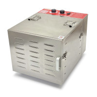 Сушарка для харчових продуктів (дегідратор) GoodFood WS10PRO — промислова сушильна камера з нержавіючої сталі, 10 полиць, до 20 кг завантаження