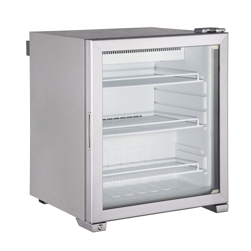 Морозильна шафа GoodFood RTD99L, 90 л — компактний промисловий морозильник з LED-підсвіткою, цифровим керуванням та функцією підігріву скляних дверей