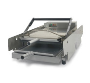 Електрична машина для гамбургерів GoodFood HGM02 — професійне обладнання для розігріву та підсмажування хліба, корпус із нержавної сталі, 2,4 кВт