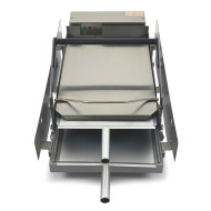 Електрична машина для гамбургерів GoodFood HGM02 — професійне обладнання для розігріву та підсмажування хліба, корпус із нержавної сталі, 2,4 кВт