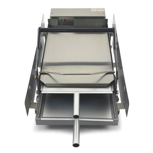 Електрична машина для гамбургерів GoodFood HGM02 — професійне обладнання для розігріву та підсмажування хліба, корпус із нержавної сталі, 2,4 кВт