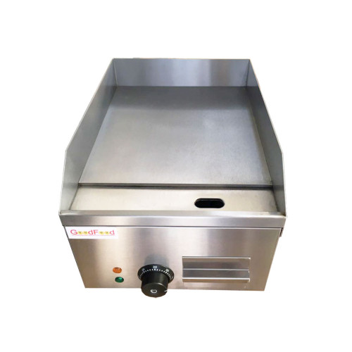 Поверхня для смаження GoodFood EG30 — електрична жарочна панель з нержавіючої сталі, 2,2 кВт, 300×350 мм, для кафе та ресторанів