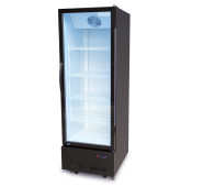 Холодильна шафа для напоїв GoodFood BC480NBW2LED, 466 л, чорно-біла, LED-підсвітка, подвійне скло, замок, динамічне охолодження