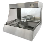 Апарат для підігріву чіпсів GoodFood CW80S — професійне обладнання для зберігання та подачі картоплі фрі й снеків, теплова вітрина 800 мм