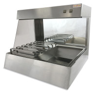 Аппарат для подогрева чипсов GoodFood CW80S — профессиональное оборудование для хранения и подачи картофеля фри и снеков, тепловая витрина 800 мм