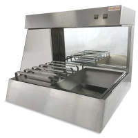 Апарат для підігріву чіпсів GoodFood CW80S — професійне обладнання для зберігання та подачі картоплі фрі й снеків, теплова вітрина 800 мм