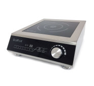 Професійна індукційна плита GoodFood IC50 PRIME 1-конфоркова, 5 кВт, сенсорна панель, корпус з нержавіючої сталі, для ресторанів і кафе