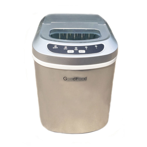 Льодогенератор GoodFood IM12F BULLET — 12 кг льоду на добу, 2 розміри, наливний, компактний, для кафе, барів і ресторанів, не потребує підключення до води