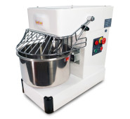 Тістоміс GoodFood SM10A — спіральний професійний тістоміс 10 л для піци, хліба та булочок, нержавіюча сталь, 220В, 0,75 кВт