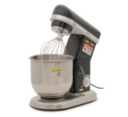 Машина збивальна GoodFood PM-B7 BLACK — професійний чорний планетарний міксер 7 л, 500 Вт, для тіста та крему, з плавним регулюванням швидкості