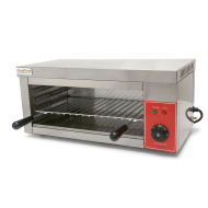 Електричний гриль саламандра GoodFood GS400 — професійний настільний гриль 2,0 кВт із нержавіючої сталі для кафе, ресторанів та фастфуду