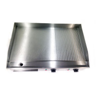 Комбінована електрична жарочна поверхня GoodFood EG73FR 730×400 мм, 2 зони нагріву, нерж. сталь, для кухні та фастфуду