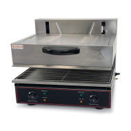 Електричний гриль-саламандра GoodFood GS650L, 4 кВт, 2 зони нагріву, нерж. сталь, 50–300°C — професійний гриль для кухні, кафе та ресторанів