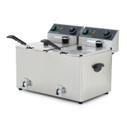 Фритюрница электрическая GoodFood EF88T BLACK с краном
