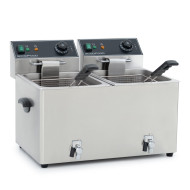 Фритюрница электрическая GoodFood EF88T BLACK с краном