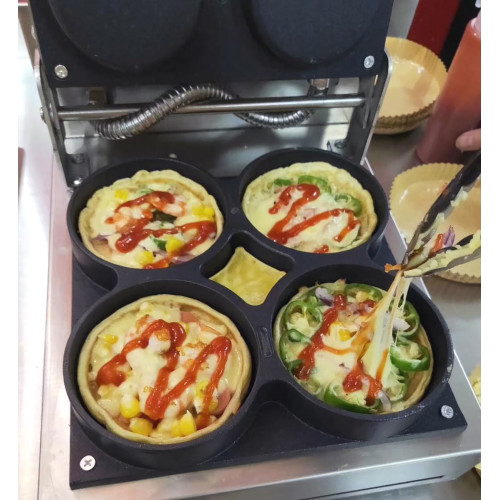 Вафельниця-тарта-летниця GoodFood WB4B — професійна електрична вафельниця для 4 тарталеток 100х25 мм, корпус з нержавіючої сталі, 1,8 кВт