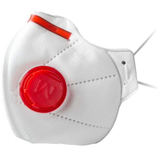 Комплект респіраторних масок з клапаном, 10шт. Микрон FFP3