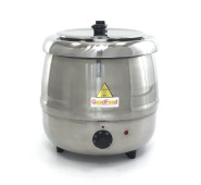 Електросупниця (марміт) GoodFood SK10S, 10 л — професійна супниця з нержавної сталі з автоматичним термостатом та регулюванням температури