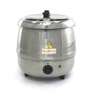 Електросупниця (марміт) GoodFood SK10S, 10 л — професійна супниця з нержавної сталі з автоматичним термостатом та регулюванням температури