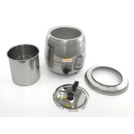 Електросупниця (марміт) GoodFood SK10S, 10 л — професійна супниця з нержавної сталі з автоматичним термостатом та регулюванням температури