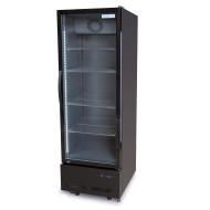 Холодильна шафа для напоїв GoodFood BC480NBB2LED, 466 л, чорна, з LED-підсвіткою, подвійне скло, динамічне охолодження