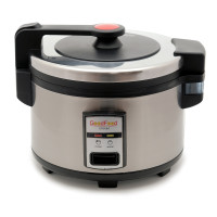 Електрична рисоварка GoodFood ERC56A — професійна рисоварка об’ємом 5,6 л для кафе, ресторанів та їдалень, корпус із нержавіючої сталі, 1,9 кВт