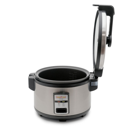 Електрична рисоварка GoodFood ERC56A — професійна рисоварка об’ємом 5,6 л для кафе, ресторанів та їдалень, корпус із нержавіючої сталі, 1,9 кВт