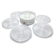 Сушарка для овочів та фруктів GoodFood DVF5 з терморегулятором 35-70°C — компактний дегідратор з 5 лотками