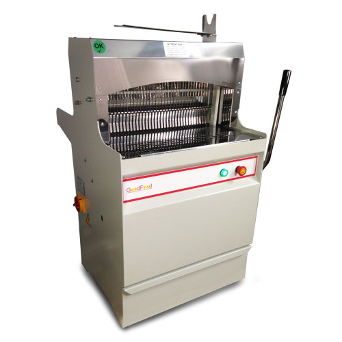 Професійна хліборізка GoodFood BS13 — автоматична хліборізка для пекарень та магазинів, нарізка 500 буханок/год, нержавіюча сталь, 13 мм