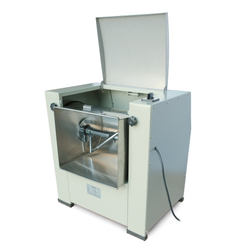 Тістоміс горизонтальний GoodFood SM15MID, 40 л, завантаження 15 кг, дежа з нержавіючої сталі, реверс, 220В — для хліба та піци