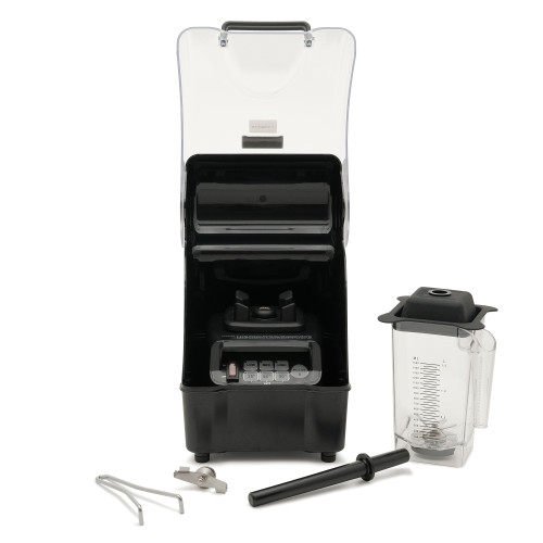 Професійний блендер GoodFood BL1500 COVER із шумозахисним кожухом, 1200 Вт, 1,5 л, для смузі, льоду та коктейлів, автоматичні режими