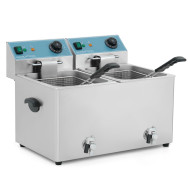 Фритюрница электрическая GoodFood EF88T BLUE с краном