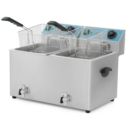 Фритюрница электрическая GoodFood EF88T BLUE с краном