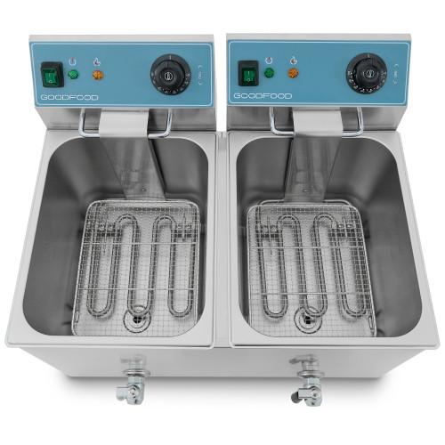 Фритюрница электрическая GoodFood EF88T BLUE с краном