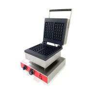 Бельгійська вафельниця GoodFood WB1SA — професійна квадратна електрична вафельниця з таймером та антипригарним покриттям, 2 вафлі 170х105 мм