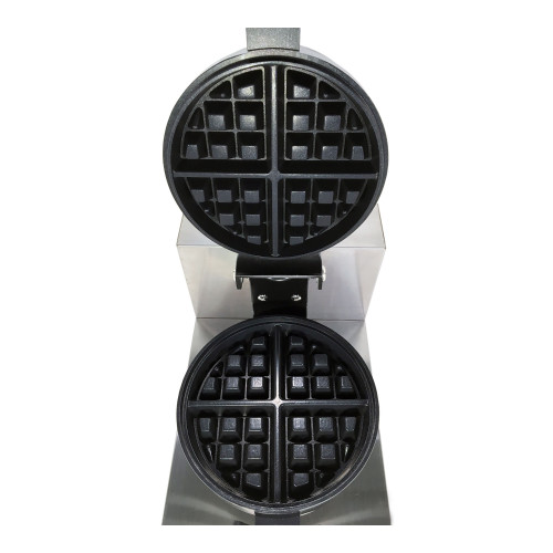 Вафельниця поворотна GoodFood WB1RA — професійне обладнання для об’ємних вафель 175 мм, корпус із нержавної сталі, антипригарна поверхня