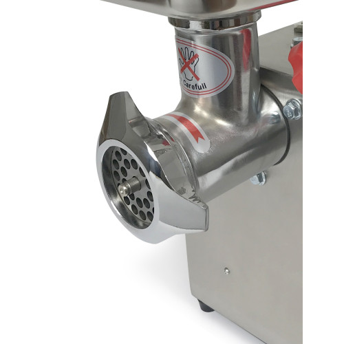 М’ясорубка GoodFood MG12S — професійна електрична м’ясорубка 800 Вт з нержавіючої сталі для кафе, ресторанів та харчової промисловості