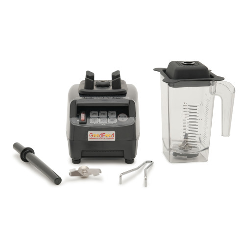 Професійний блендер GoodFood BL1500 — потужний стаціонарний блендер для смузі, льоду, коктейлів та соусів, 1,5 л, 1200 Вт, 3 режими, для кафе та ресторанів