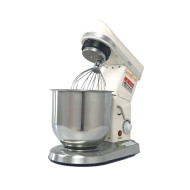 Машина збивальна GoodFood PM-B7W біла — професійний планетарний міксер 7 л для тіста, кремів і фаршу, 500 Вт, металевий корпус