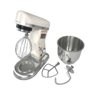 Машина збивальна GoodFood PM-B7W біла — професійний планетарний міксер 7 л для тіста, кремів і фаршу, 500 Вт, металевий корпус