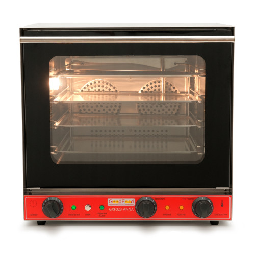 Пароконвекційна піч GoodFood GXF023 ANNA, 4 рівні, гриль і пар, нерж. сталь, 4,6 кВт, 220В — професійне рішення для кухні