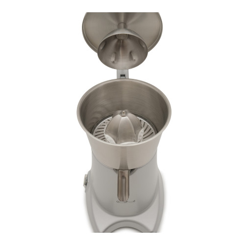 Електрична соковижималка для цитрусових GoodFood FJ100 — промислова модель 230 Вт з корпусом з алюмінію та чашею з нержавіючої сталі