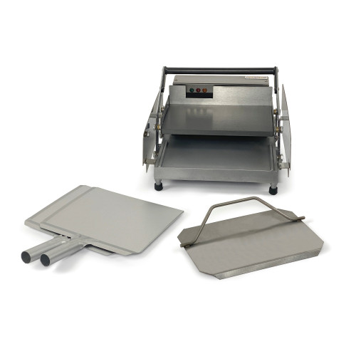 Електрична машина для гамбургерів GoodFood HGM01 — професійне обладнання для фастфуду, розігріву та підрум’янювання булочок, 0,8 кВт, 220В