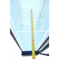 Шкаф холодильный для напитков GoodFood BC160NBW2LED, 135 л, черно-белый, LED-подсветка, динамическое охлаждение, замок, без лайтбокса