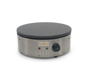 Електрична млинниця GoodFood CM10N — професійна однопостова млинниця 400 мм з нержавіючої сталі та чавуну для кафе та ресторанів