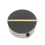 Млинница электрическая GoodFood CM10N — профессиональная однопостовая млинница 400 мм из нержавеющей стали и чугуна для кафе и ресторанов